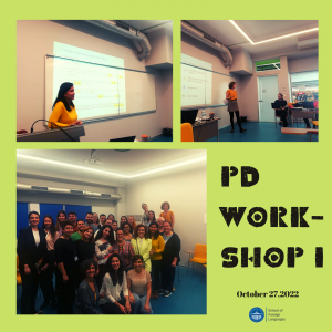 We ran the first PD Workshop on 27th October, 2022